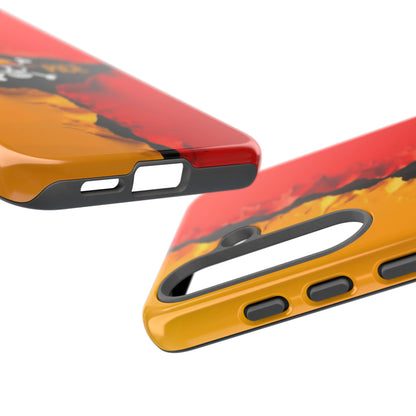 One Piece Samsung Tough Phone Case, Pirate Adventure Design