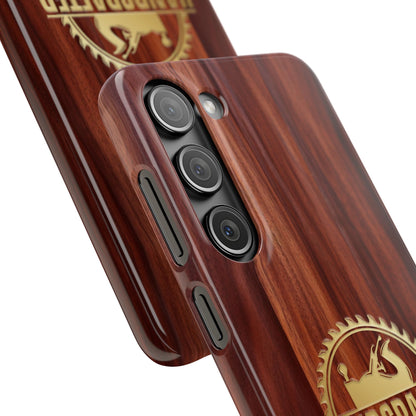 Woodworking Logo Slim Cases, Samsung