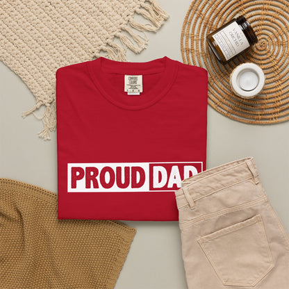 Proud Dad T-Shirt | Comfortable Unisex Garment-Dyed Tee