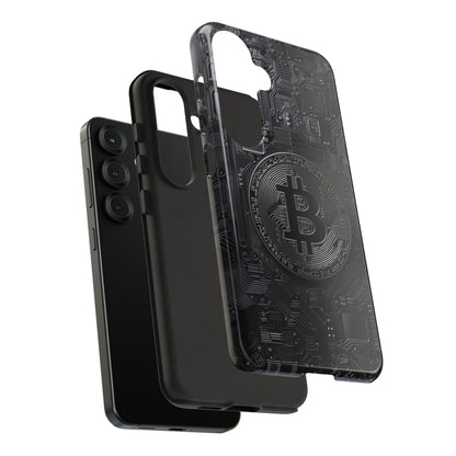 Bitcoin Samsung Tough Phone Case, Cryptocurrency Protection Cover