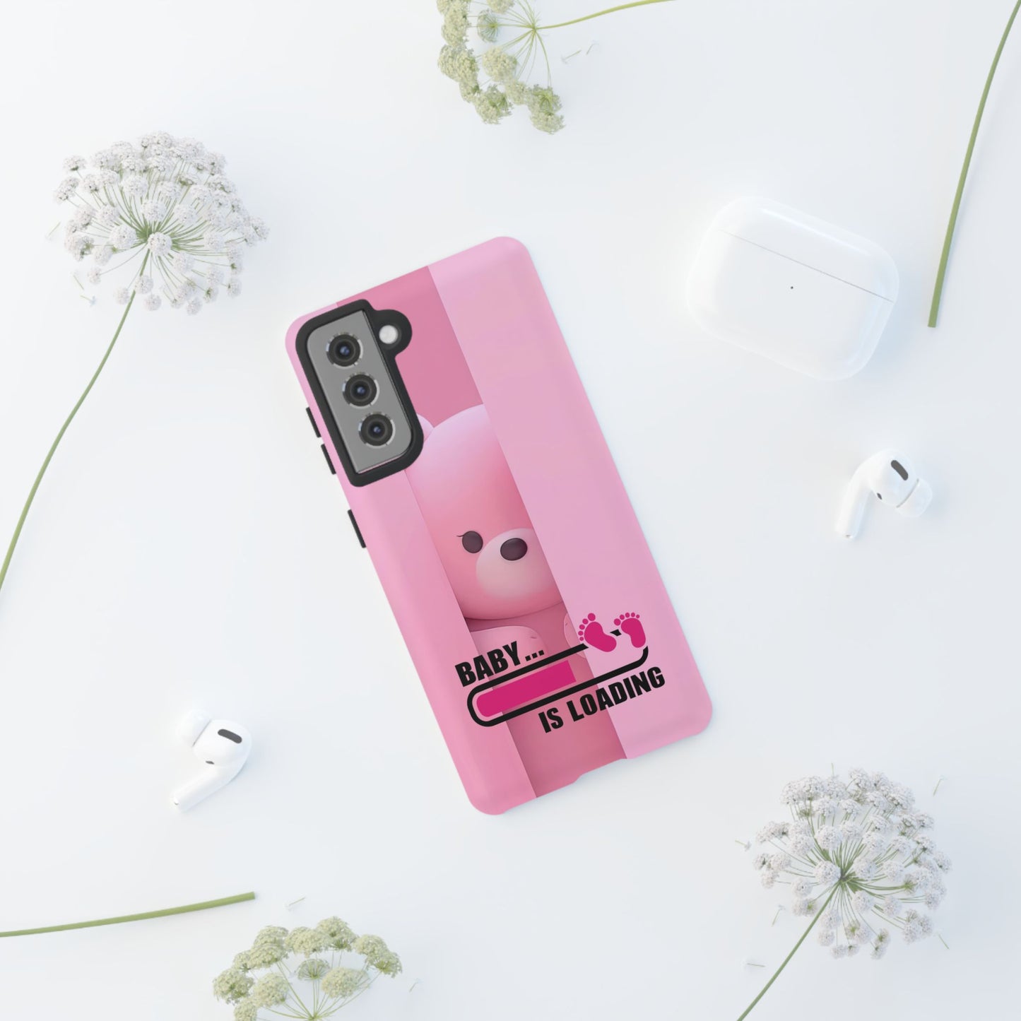 Cute Baby Loading Tough Case - Expecting Parents Accessory