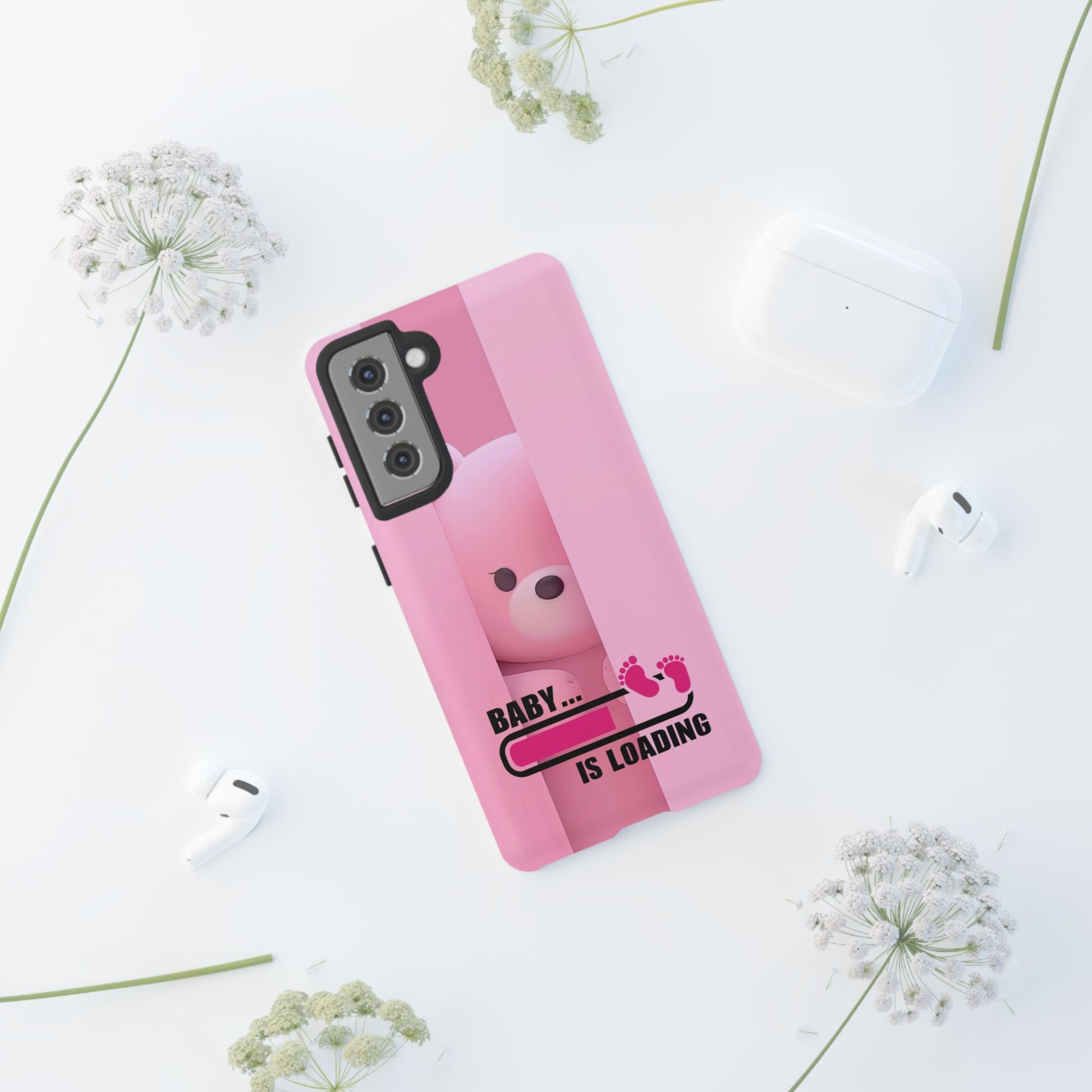 Cute Baby Loading Tough Case - Expecting Parents Accessory