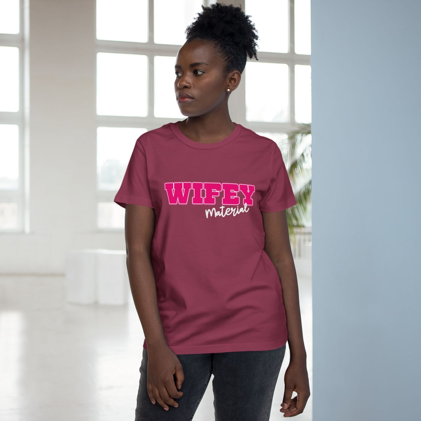 Wifey Material Women’s Maple Tee