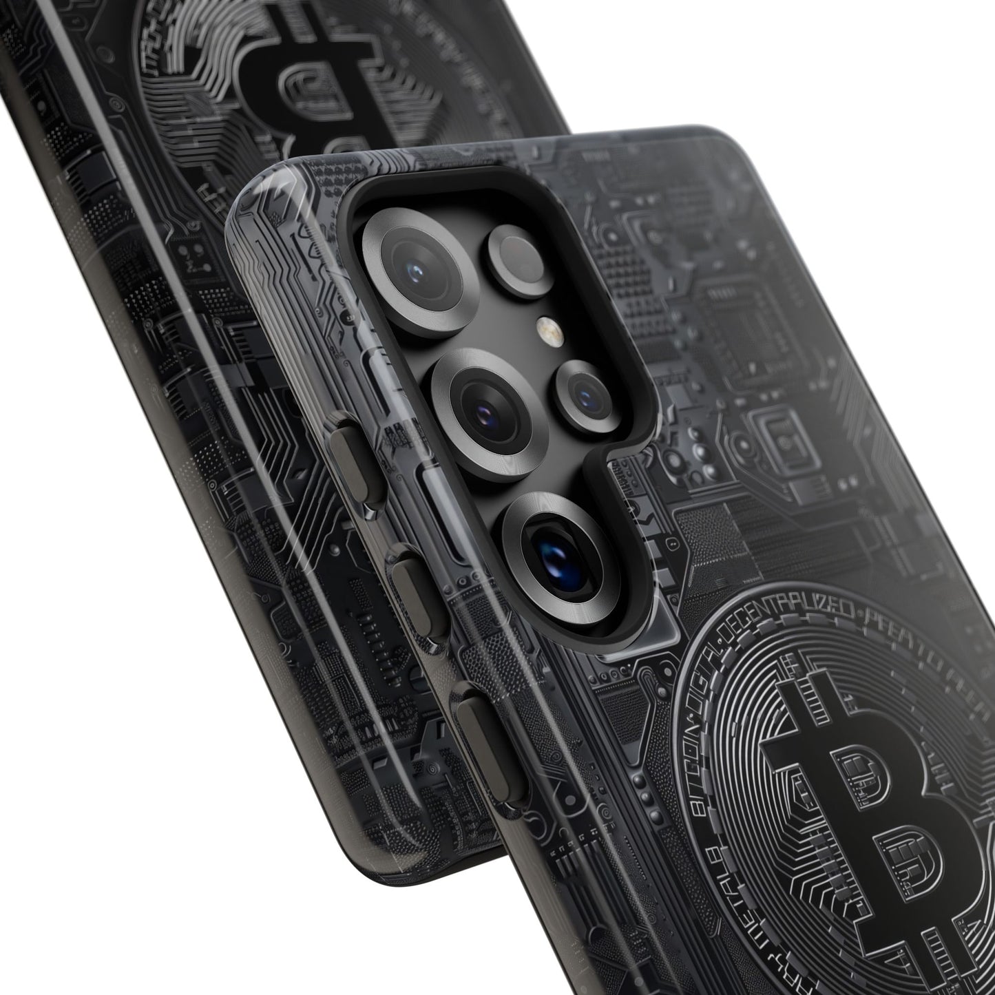 Bitcoin Samsung Tough Phone Case, Cryptocurrency Protection Cover