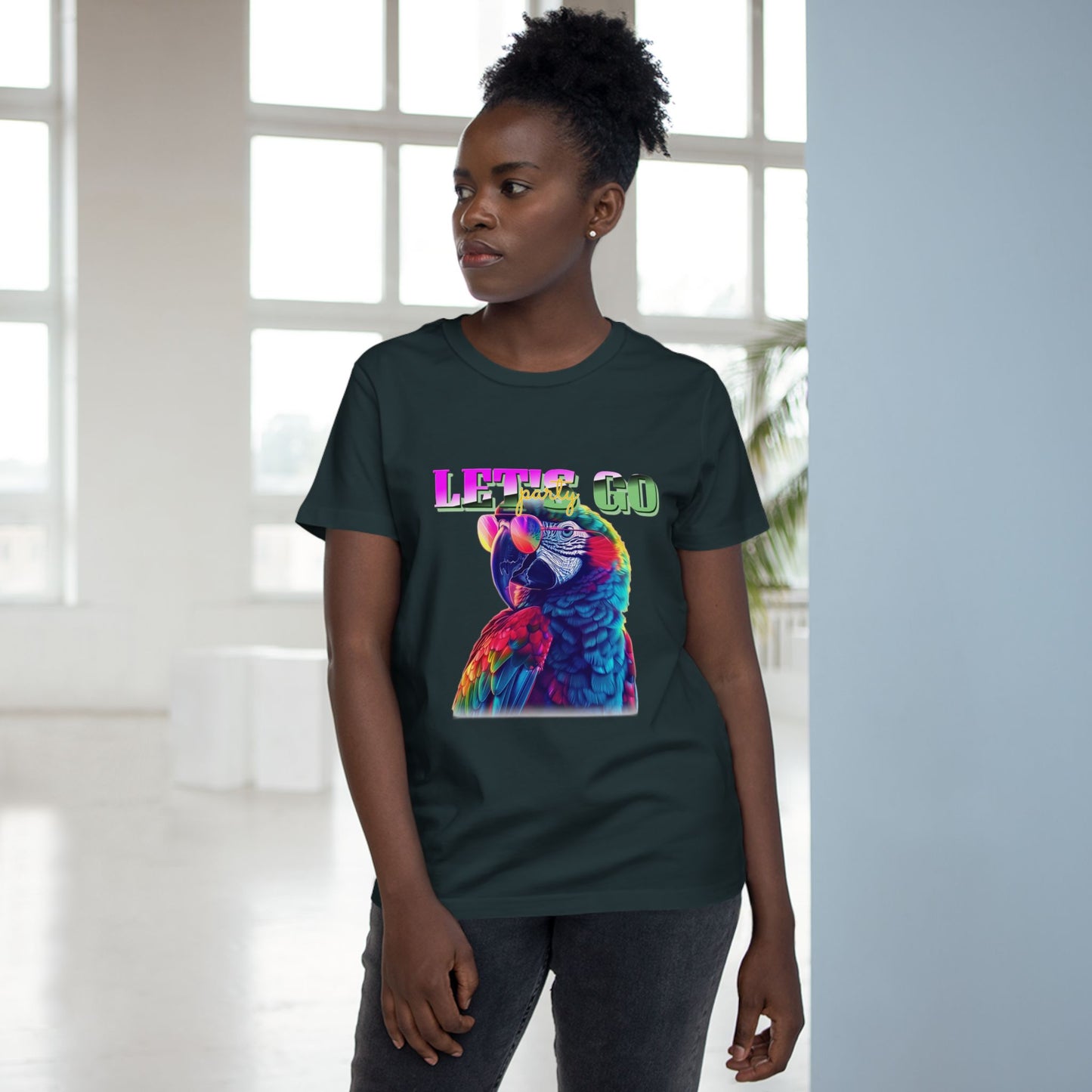 Let's Go Party Women’s Maple Tee