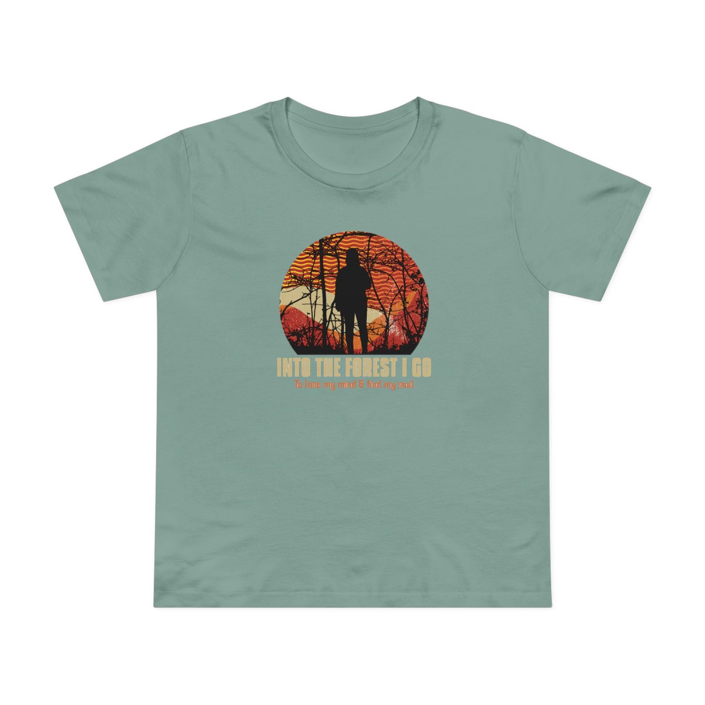 Into The Forest I Go Women’s Maple Tee