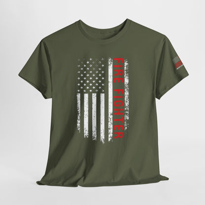 Firefighter Red Line T-shirt