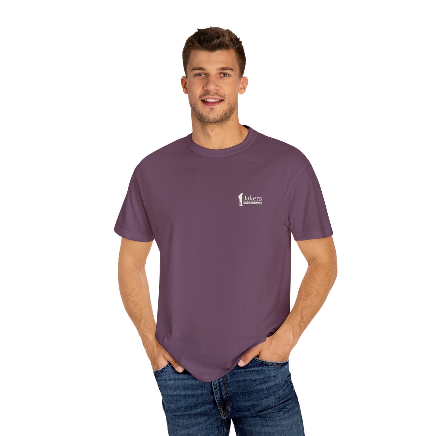 Jakers Adventure Awaits Unisex Garment-Dyed T-shirt