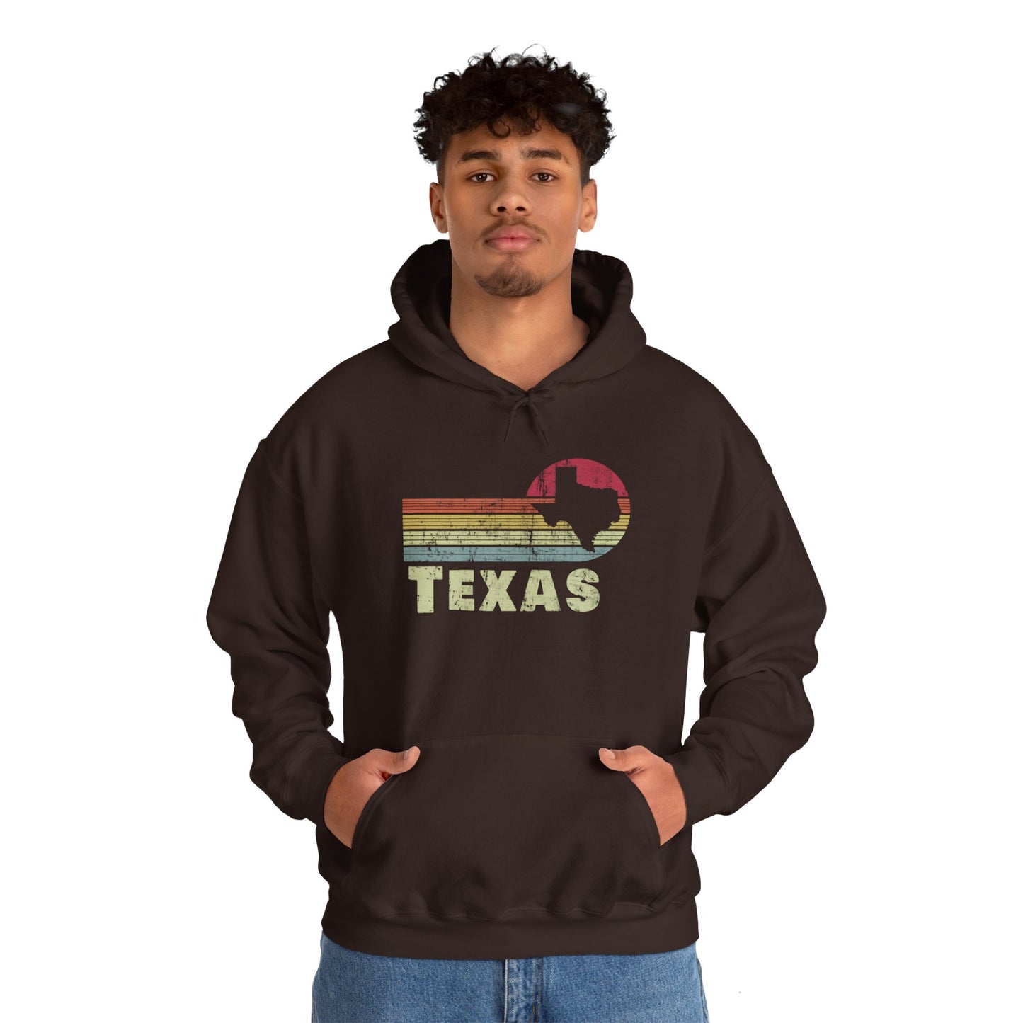 Texas Unisex Heavy Blend™ Hooded Sweatshirt