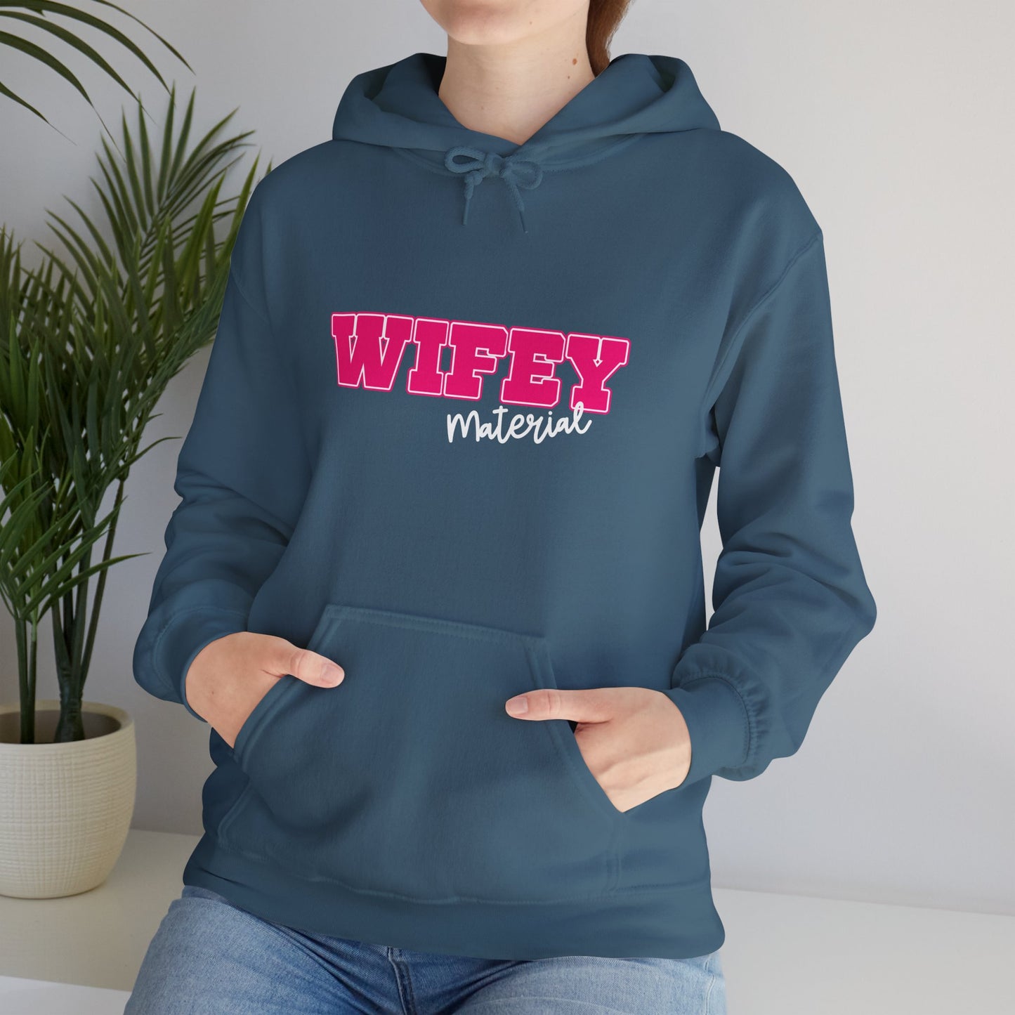 Wifey Material Hooded Sweatshirt
