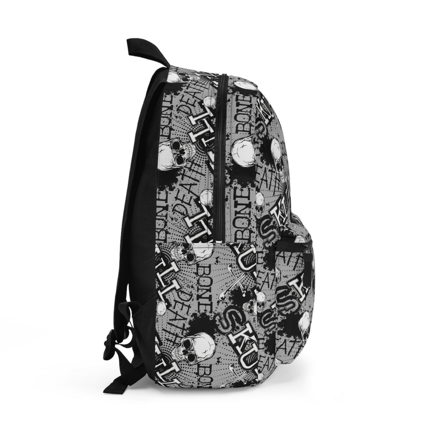 Skulls Minimalist Backpack Grey