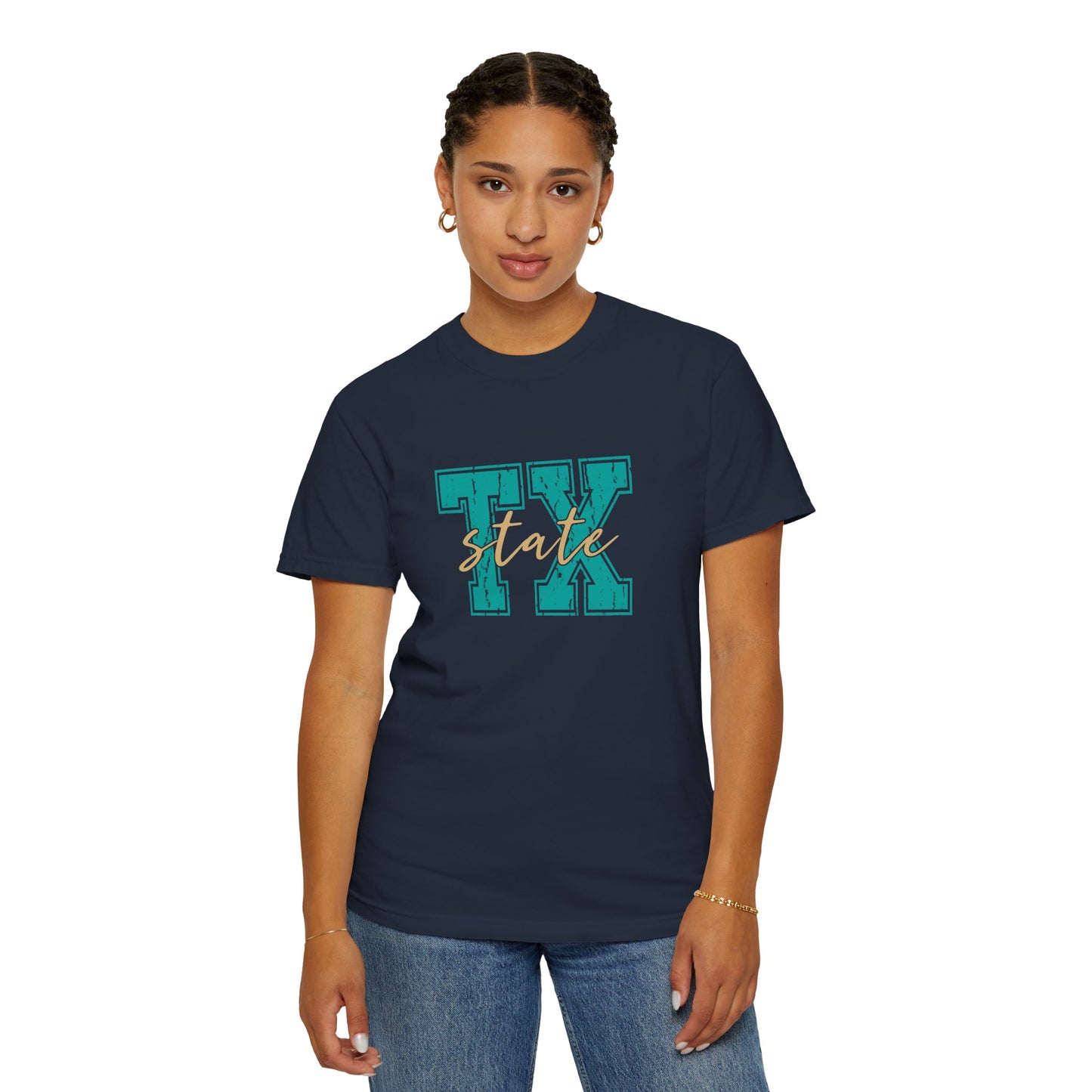 TX State Unisex Garment-Dyed T-shirt