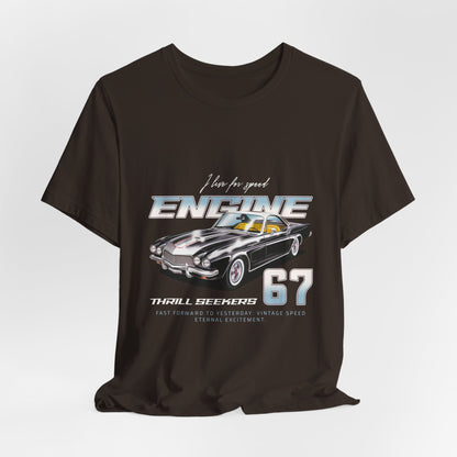 I Live For Speed Engine Tee