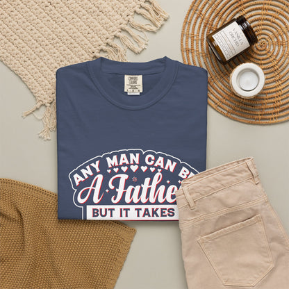 Badass Single Dad T-Shirt | Unisex Garment-Dyed Tee for Father's Day