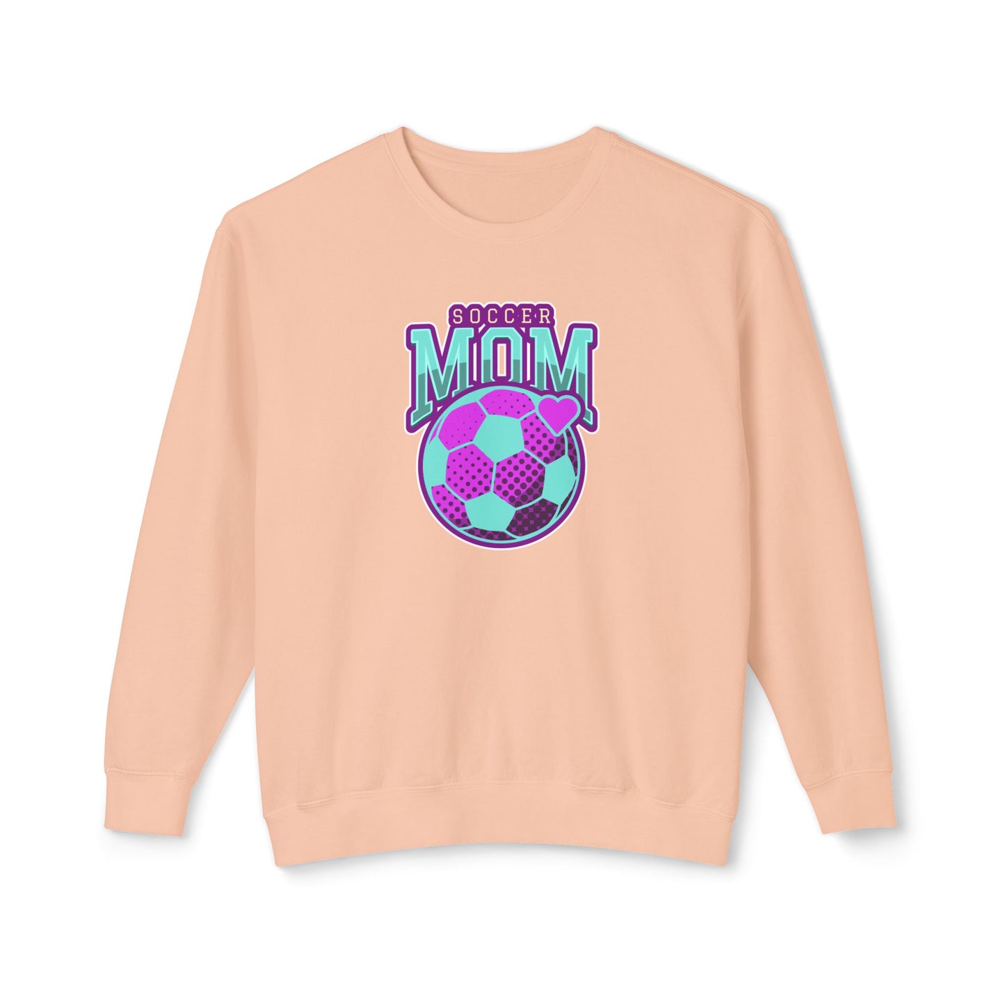 Soccer Mom Unisex Lightweight Crewneck Sweatshirt