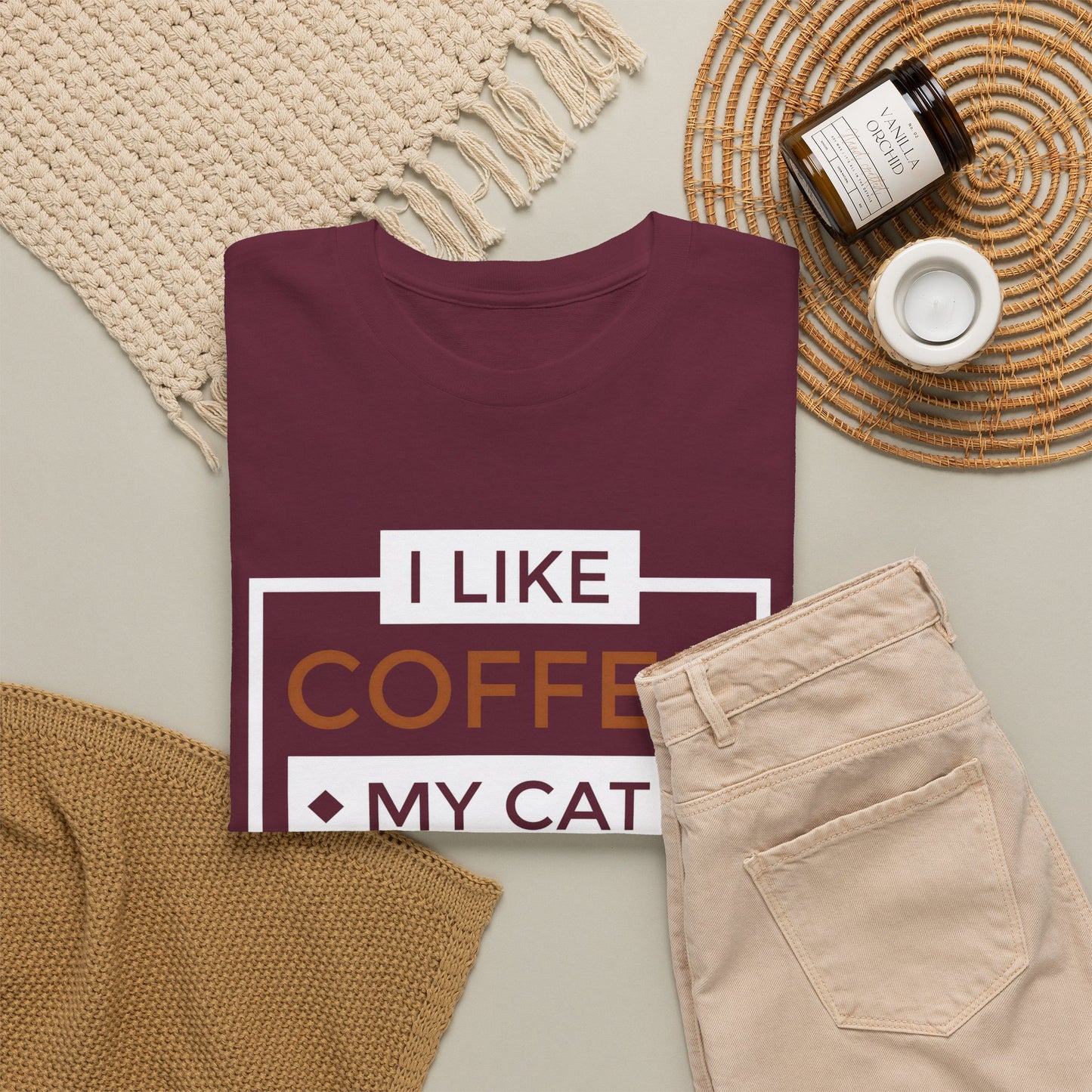 Coffee Cat Lover T-shirt, Funny Graphic Tee