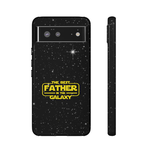 Galaxy-Themed Google Pixel Tough Case - Perfect Gift for the Best Father
