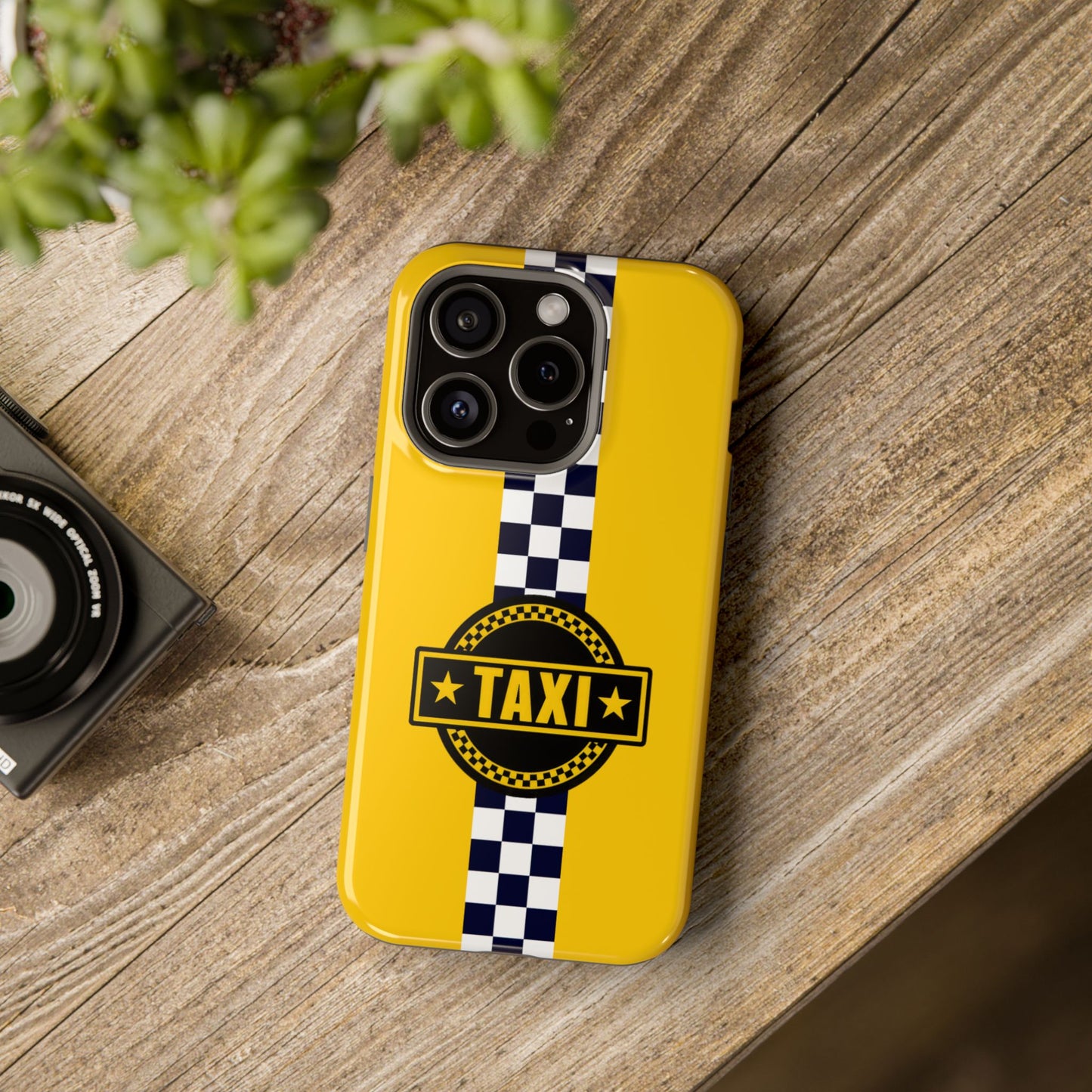 City Taxi Magnetic iPhone Cases