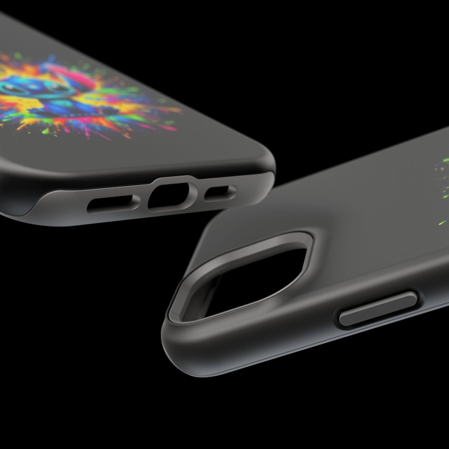 Colorful Cartoon Phone Case, Magnetic Tough Cover