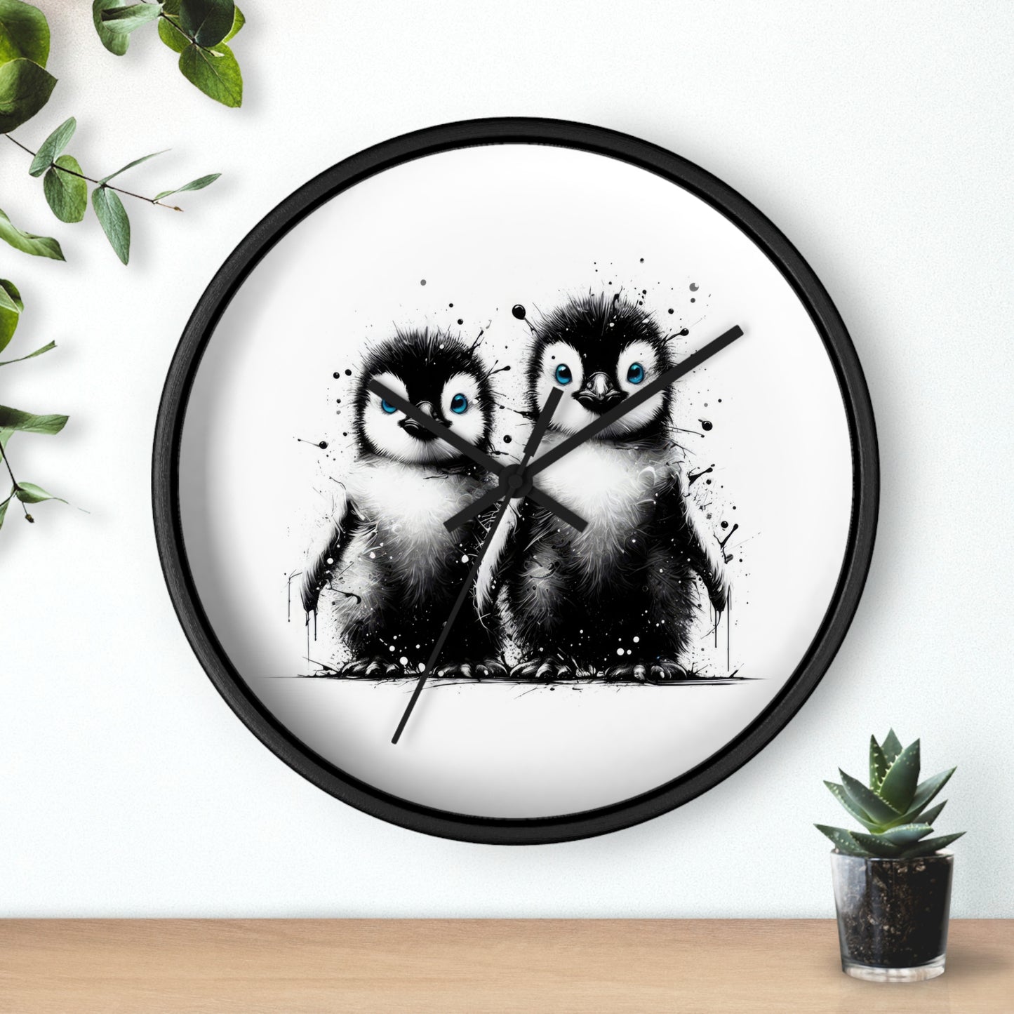 Abstract Art Wall Clock 10" – Modern Artistic Timepiece