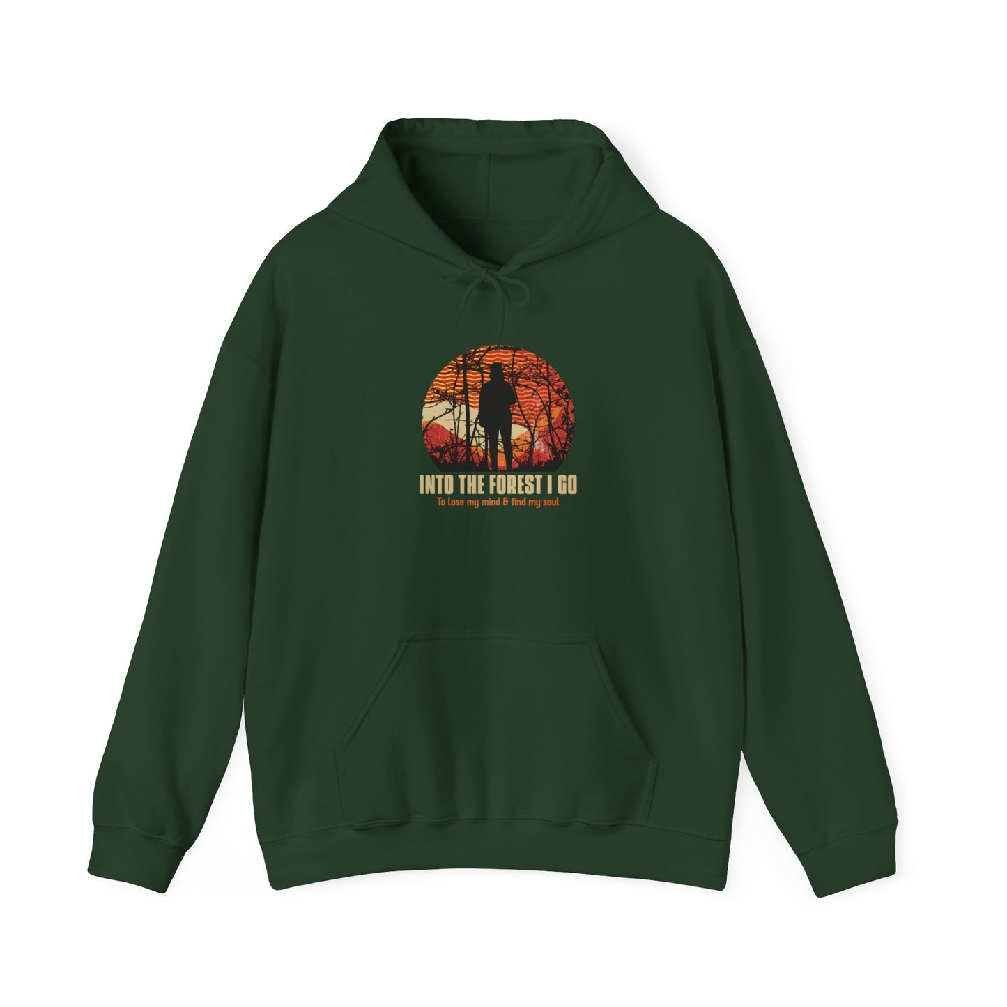 Into The Forest I Go Less Unisex Heavy Blend™ Hooded Sweatshirt