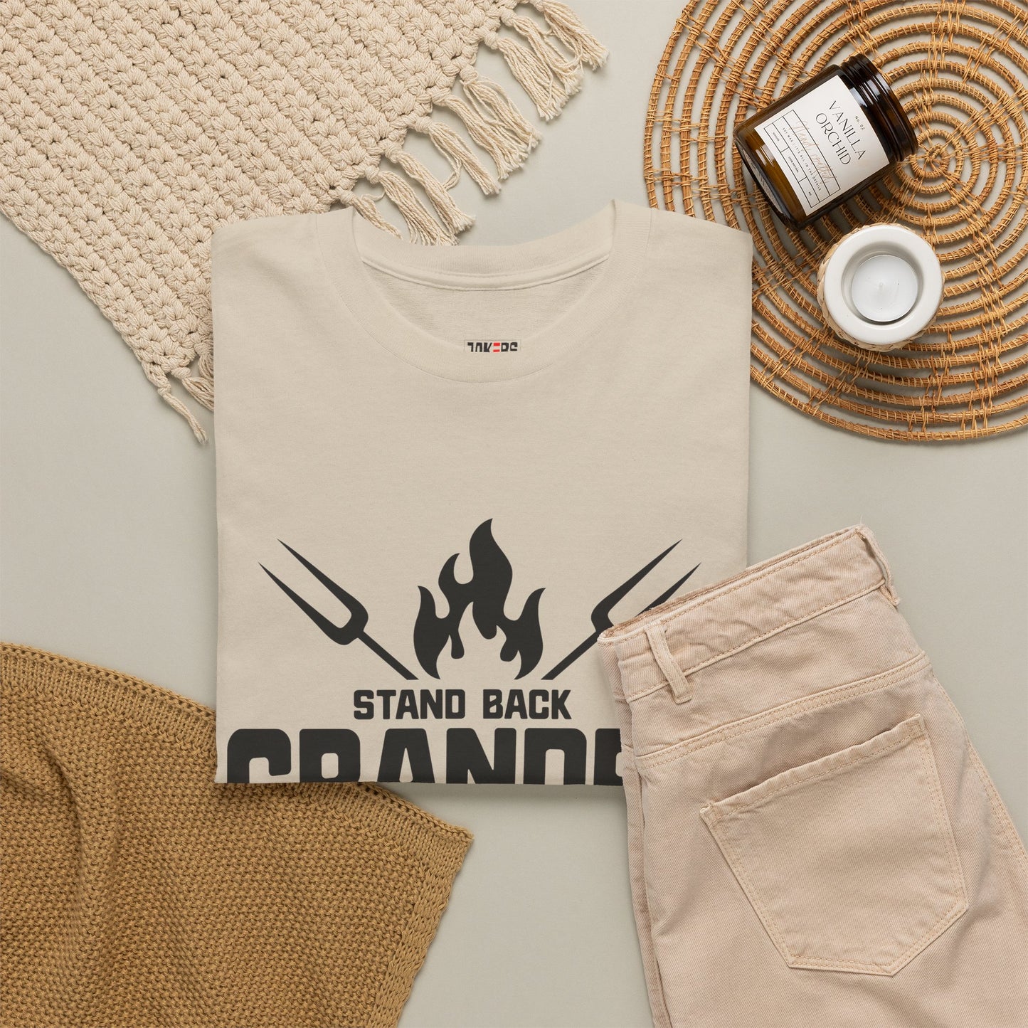Funny Grilling Grandpa Tee - Heavy Cotton Shirt