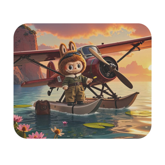 Toffee the Explorer Mouse Pad, Cute Monster Design, Back to School Desk Accessory, 9" x 8" – Perfect for Home or Work