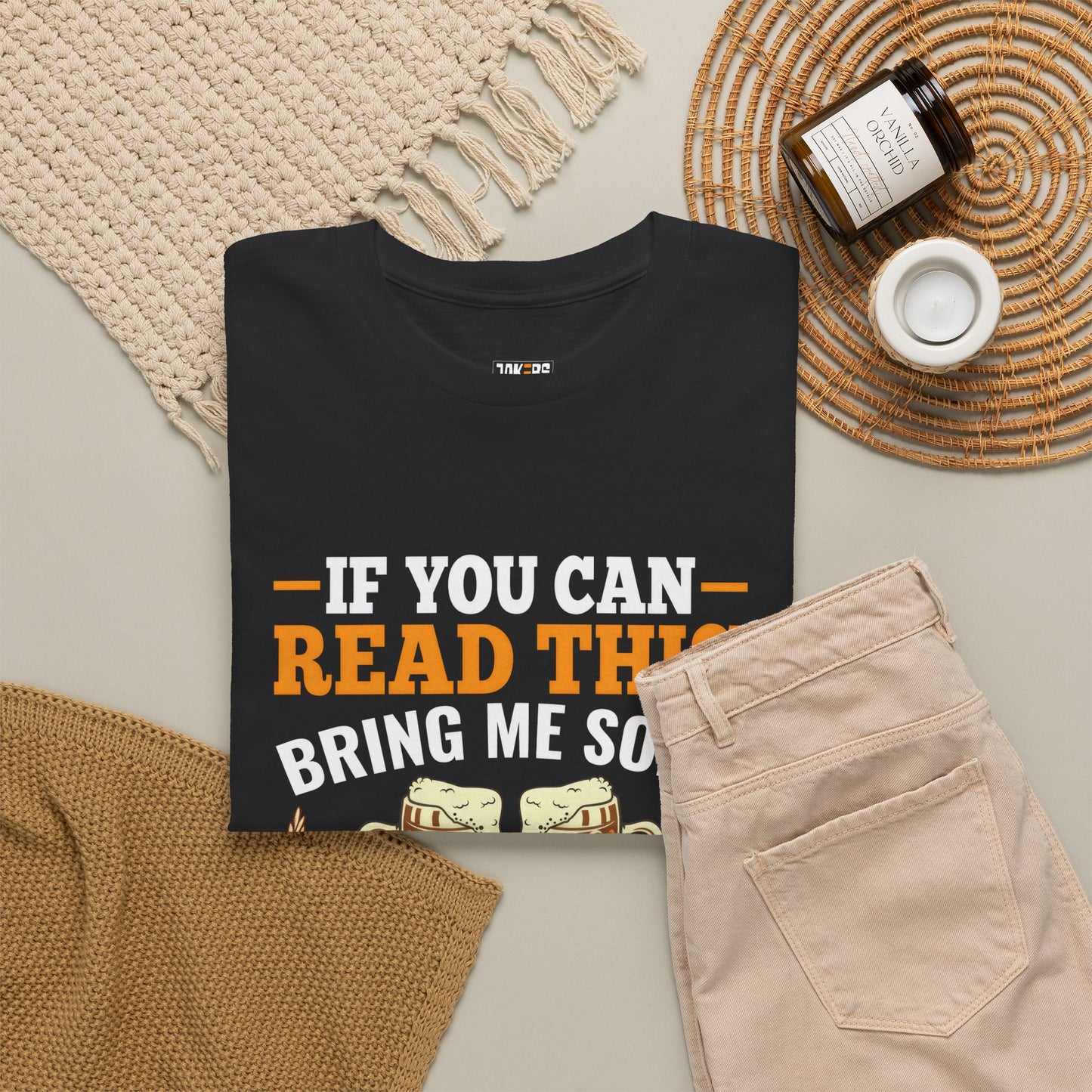 Funny Beer Slogan Tee, If You Can Read This