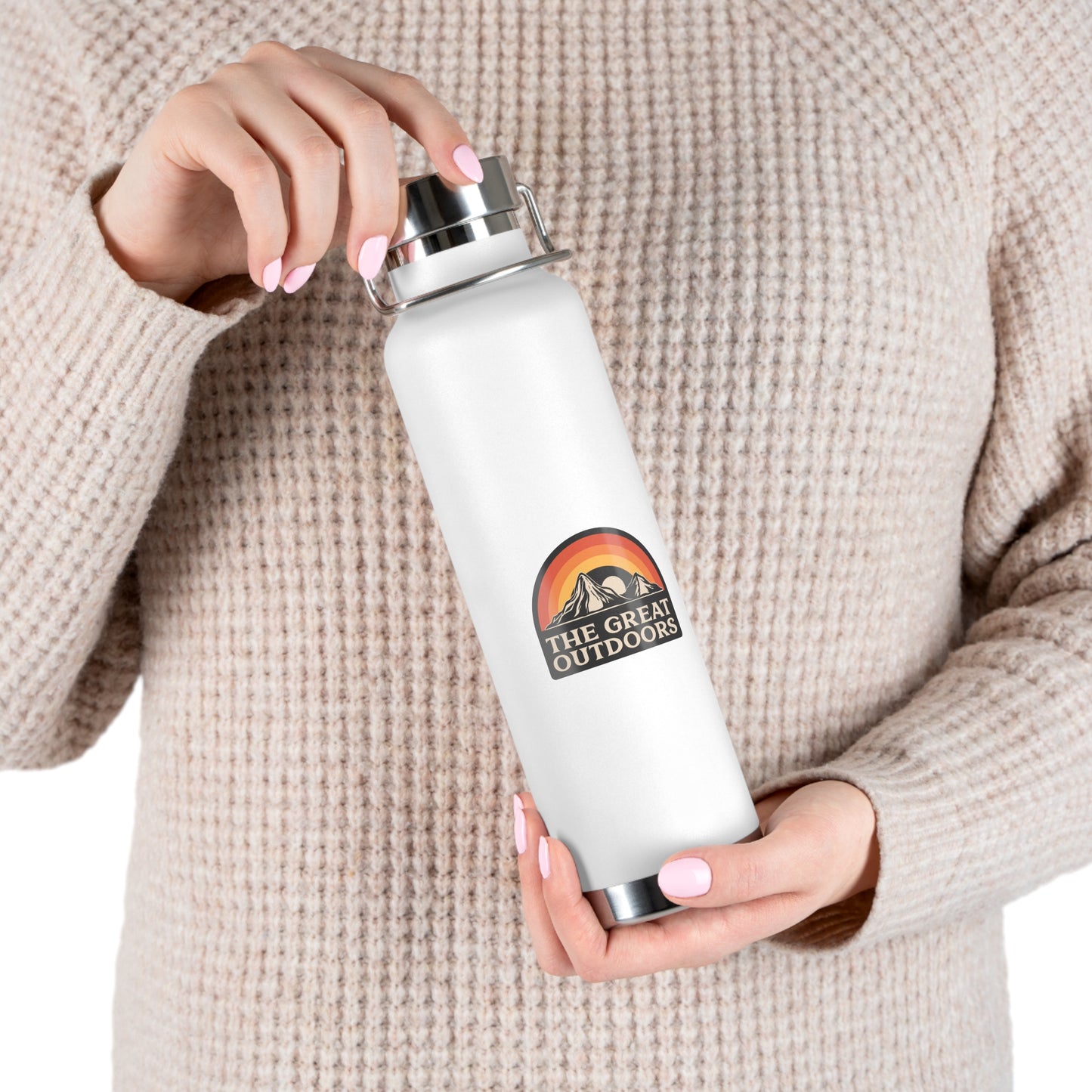 The Great Outdoors Copper Vacuum Insulated Bottle, 22oz