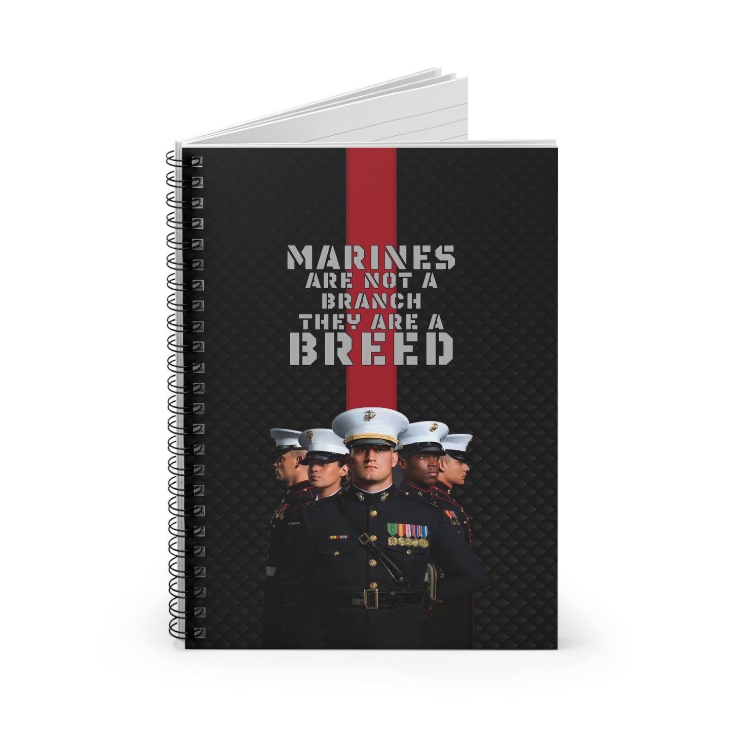 Marine Corps Pride Spiral Notebook, Military Journal