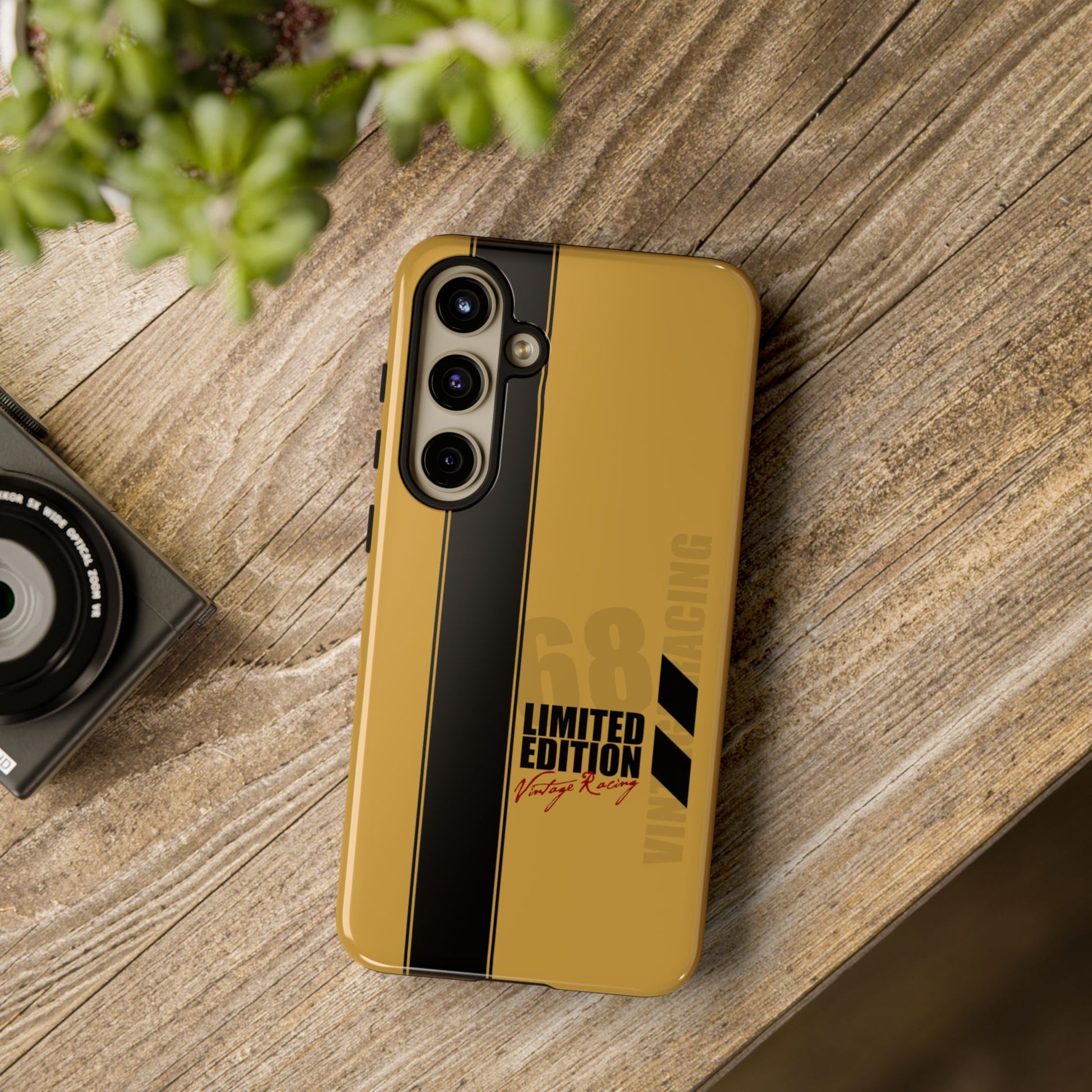 Vintage Racing 68 Tough Case, Retro Racecar Design