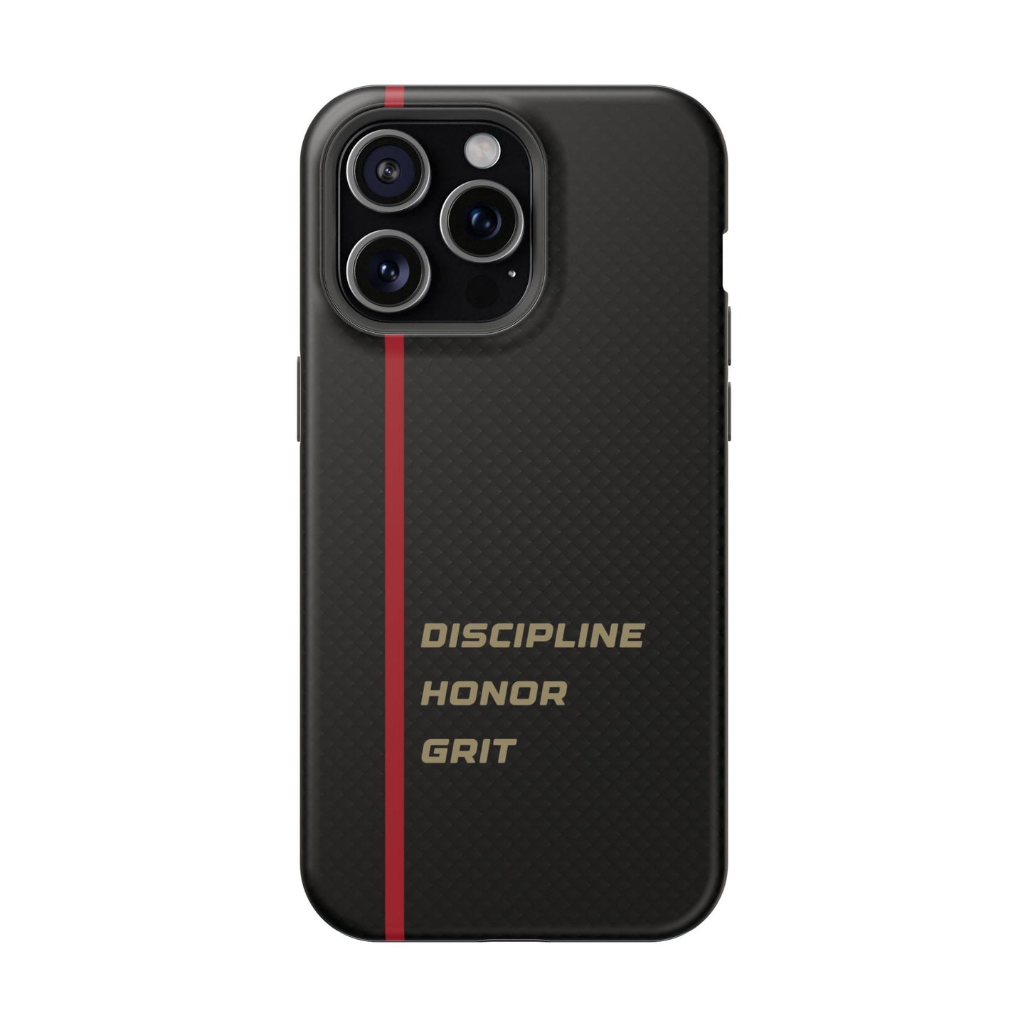 Discipline, Honor, Grit Impact-Resistant Phone Case