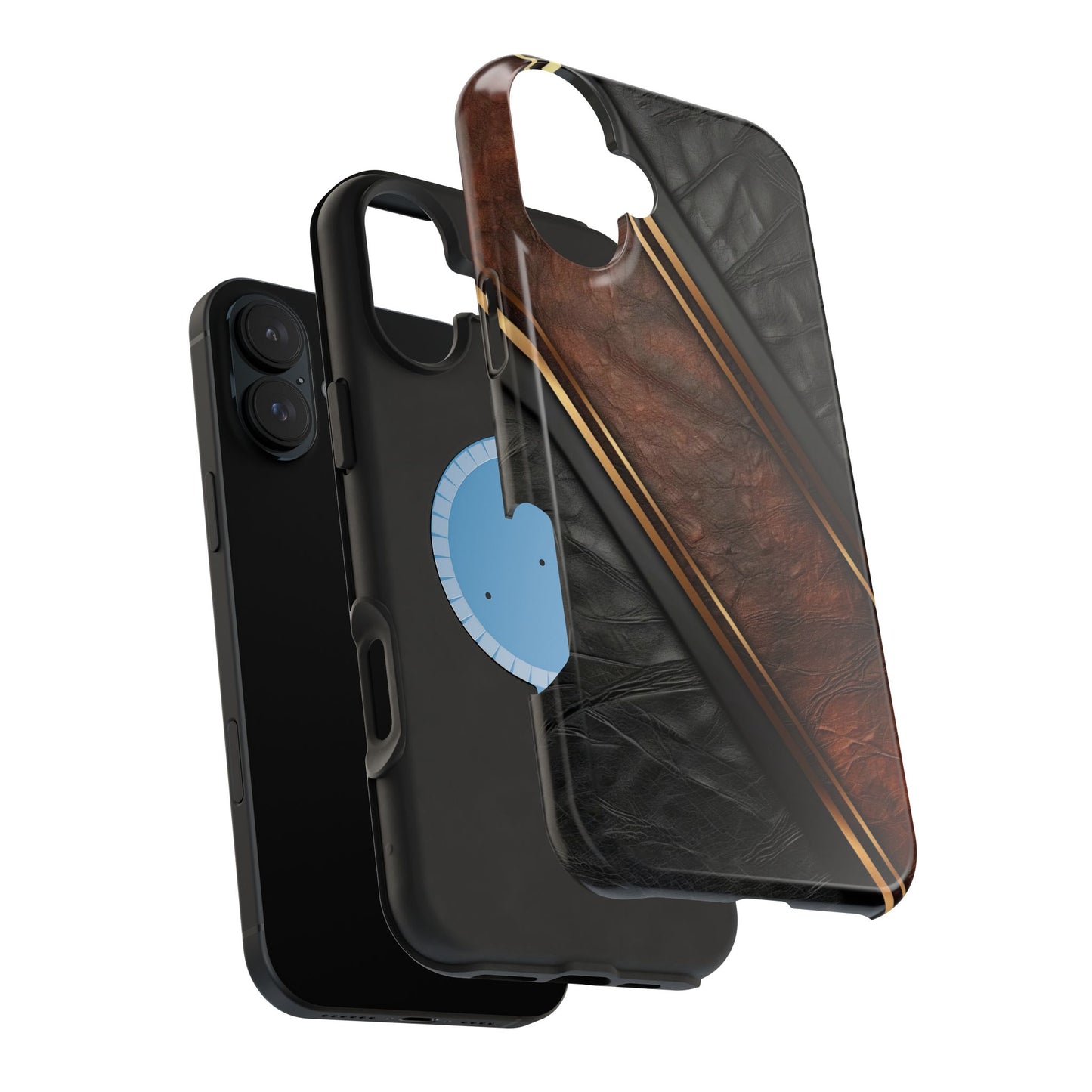 Stylish Leather Texture Magnetic Tough Cases