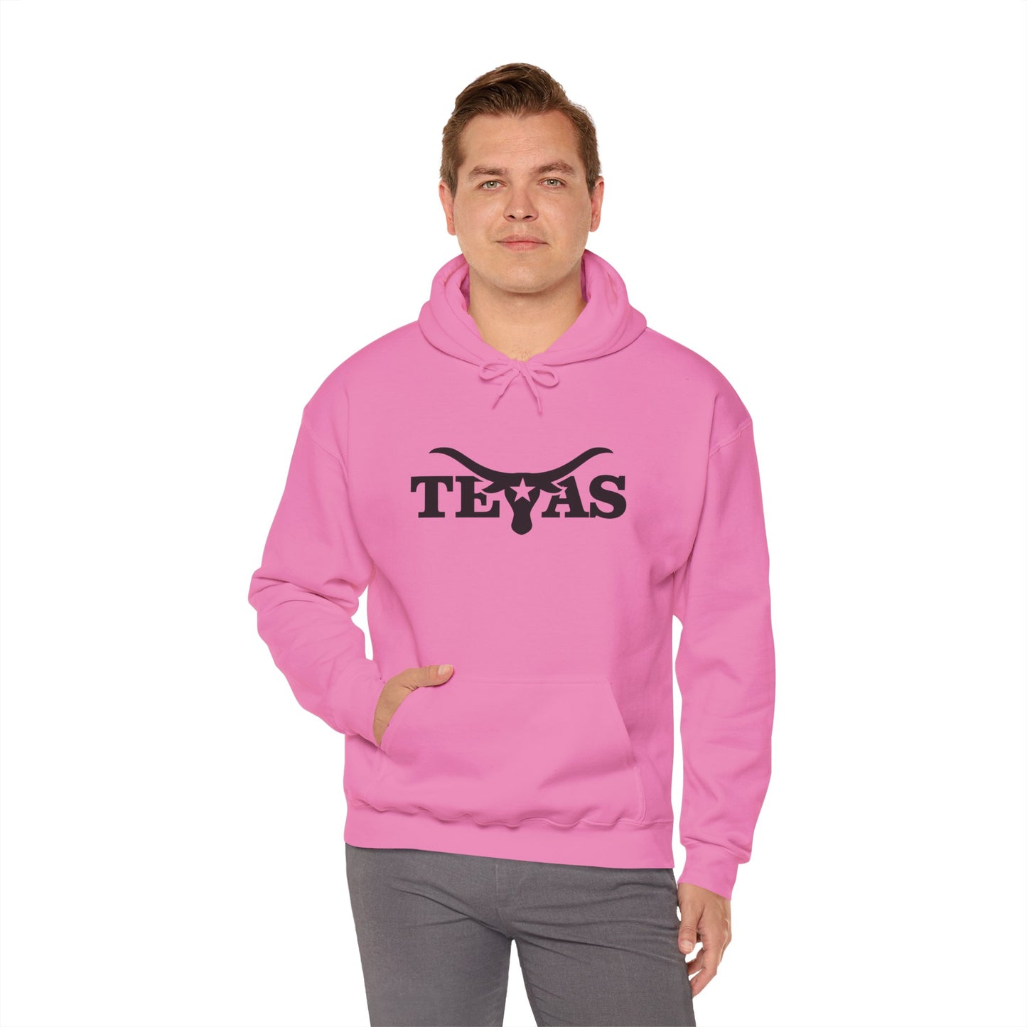 Texas Longhorns Unisex Heavy Blend Hooded Sweatshirt - Casual Comfort and Style