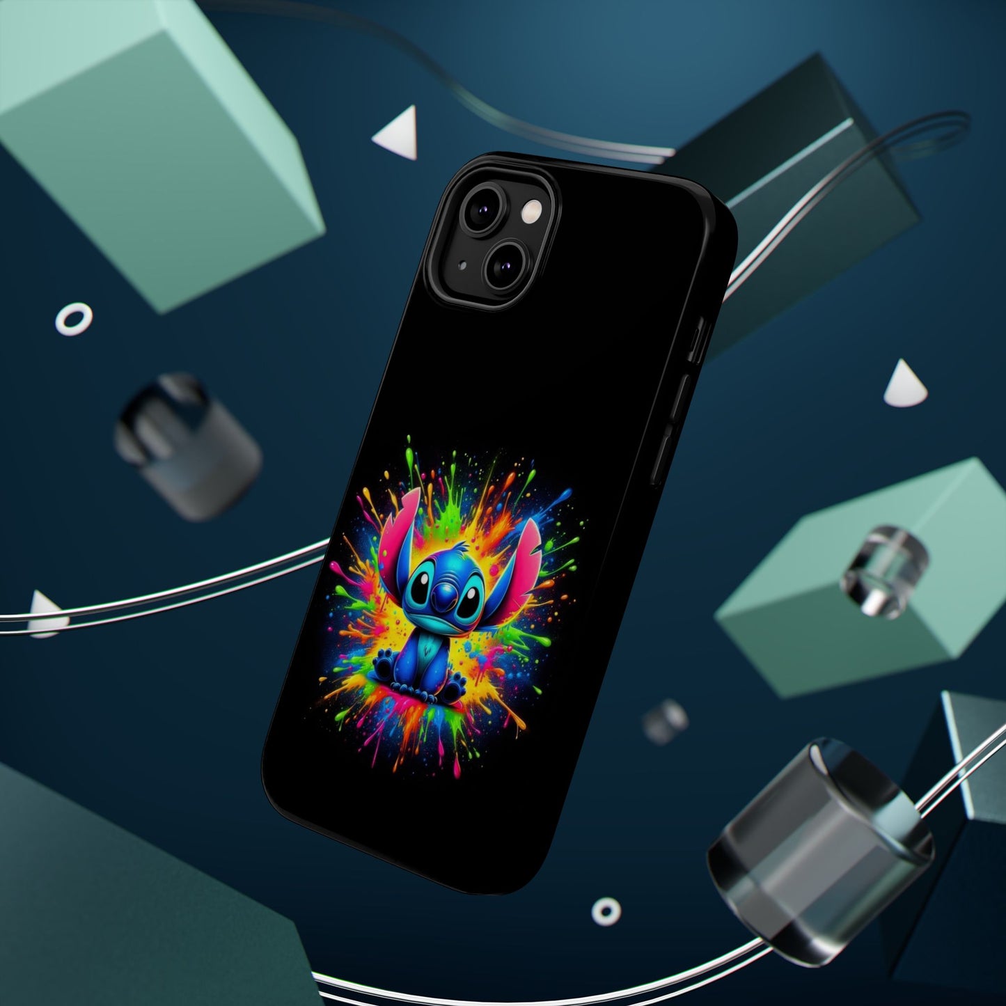 Colorful Cartoon Phone Case, Magnetic Tough Cover