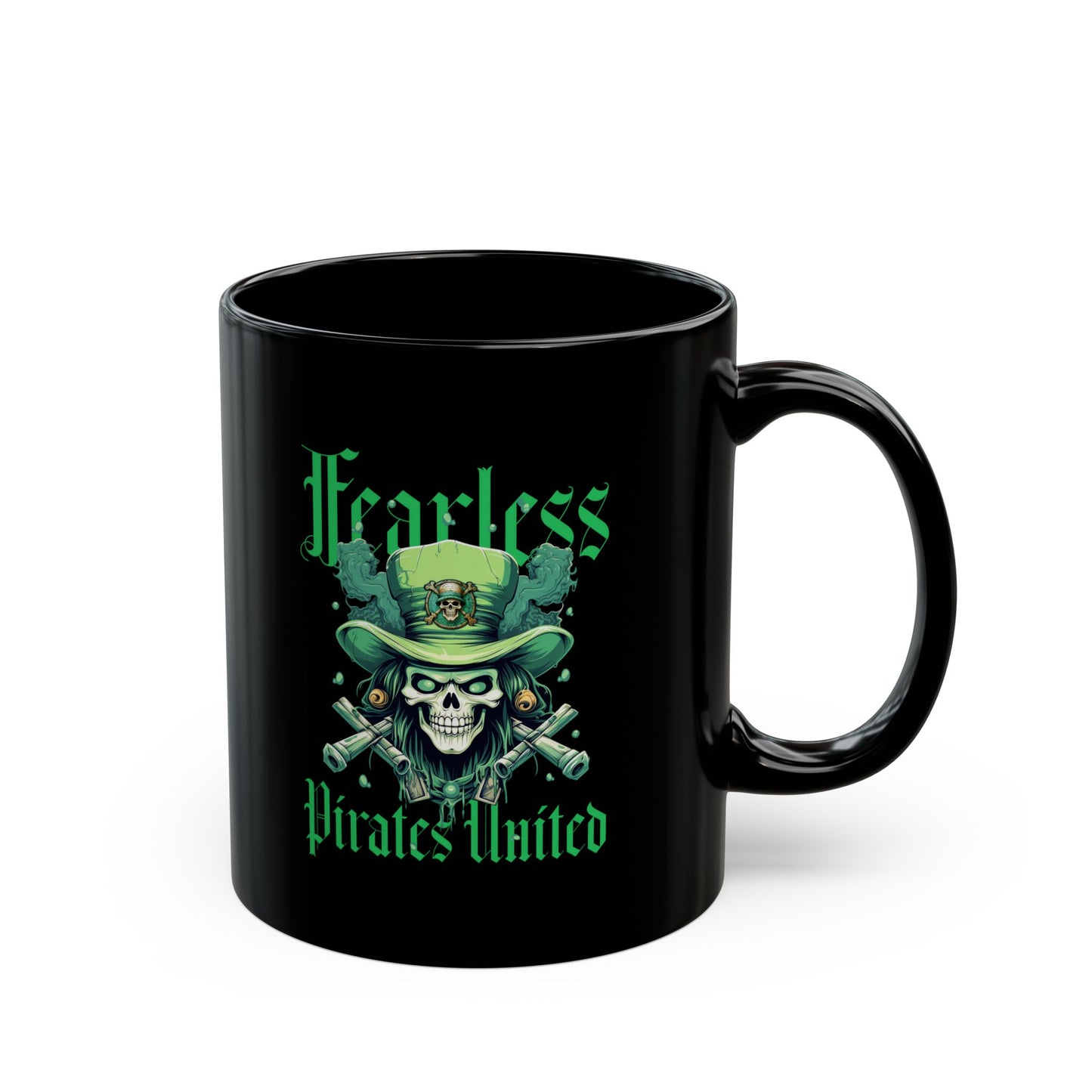 Fearless Pirates United Black Mug (11oz)