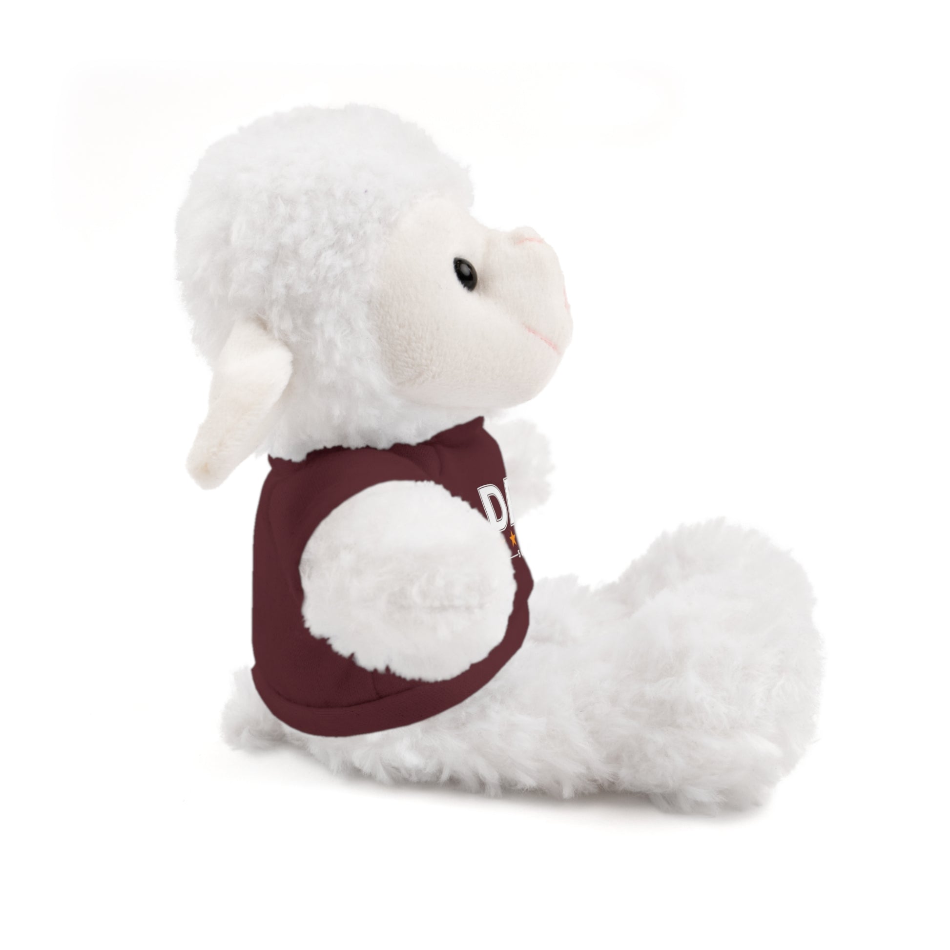 Stuffed Animal with T-Shirt, Gift for Dad
