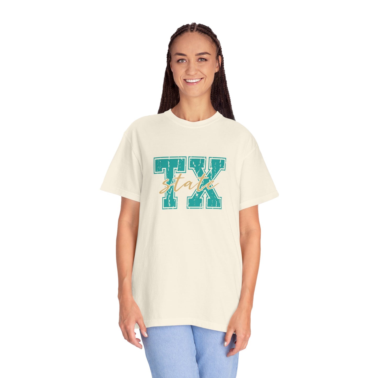 TX State Unisex Garment-Dyed T-shirt