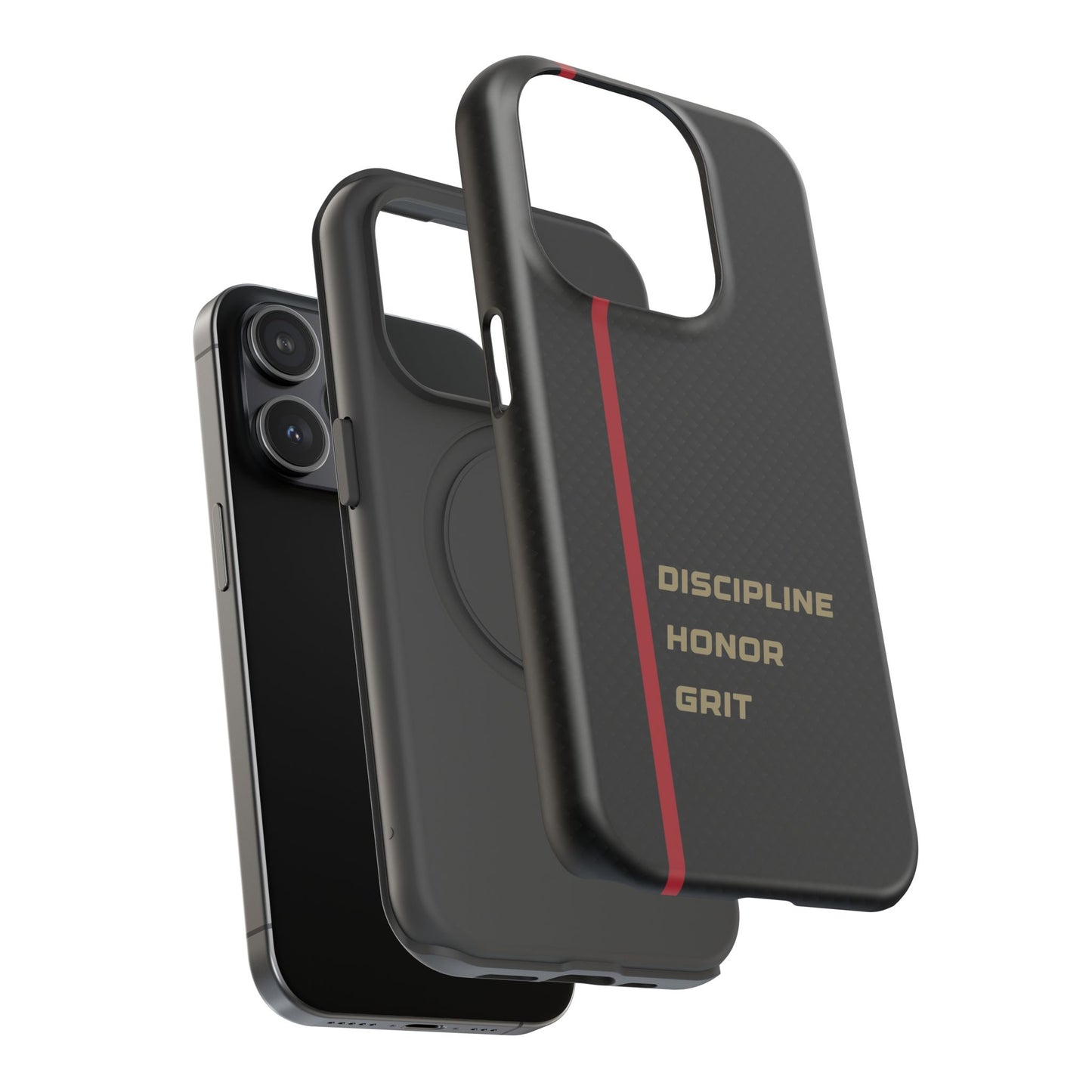 Discipline, Honor, Grit Impact-Resistant Phone Case