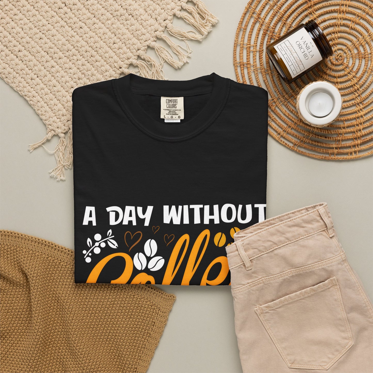 Coffee Lovers Unisex T-Shirt - 'A Day Without Coffee Is Like Just Kidding I Have No Idea'