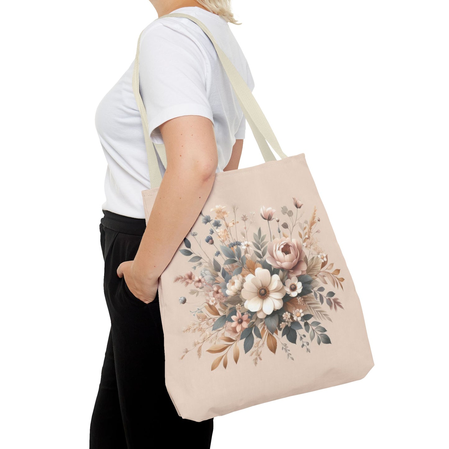 Dreamy Fall Blooms Tote Bag (AOP)