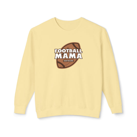 Football Mama  Unisex Lightweight Crewneck Sweatshirt