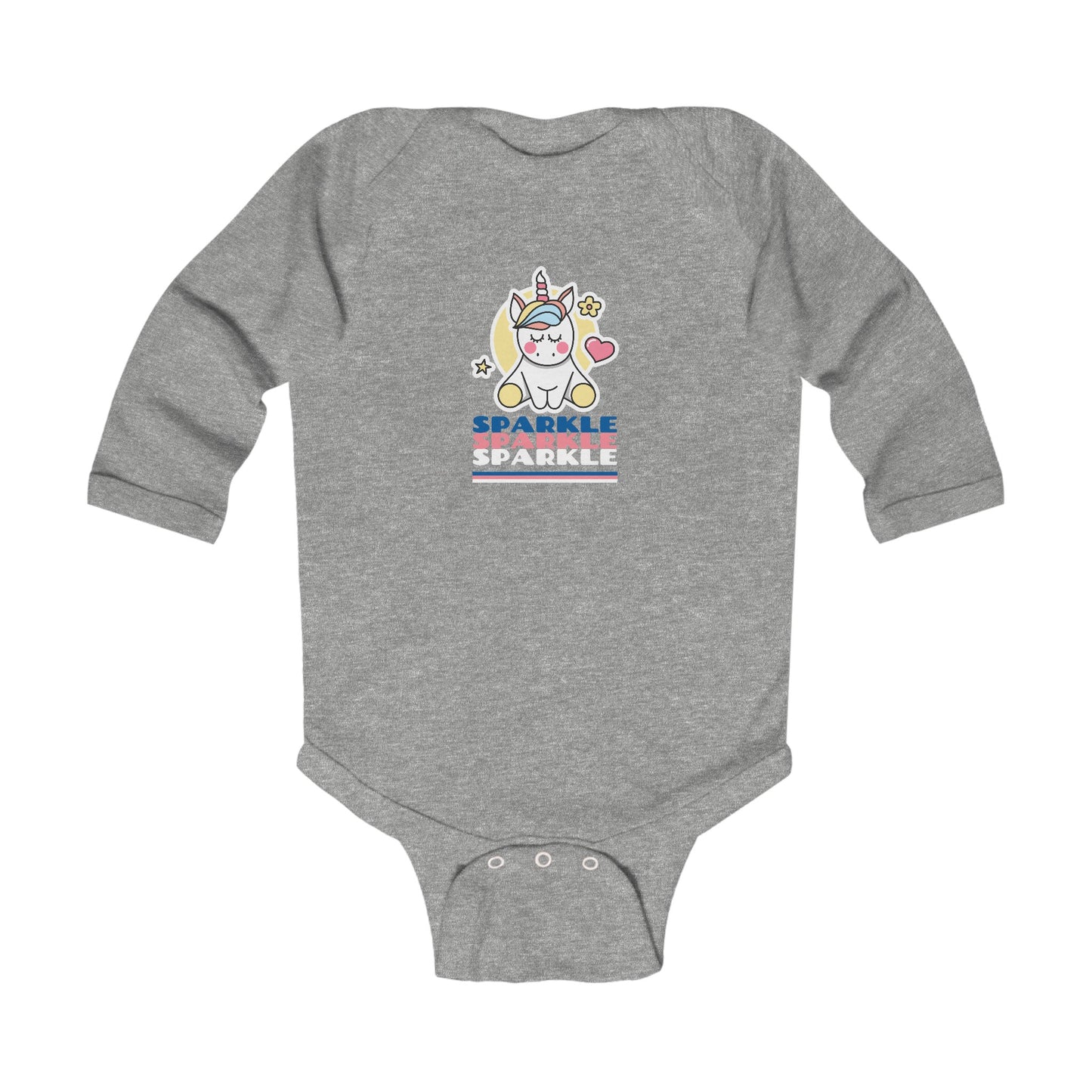 Unicorn Infant Long Sleeve Bodysuit