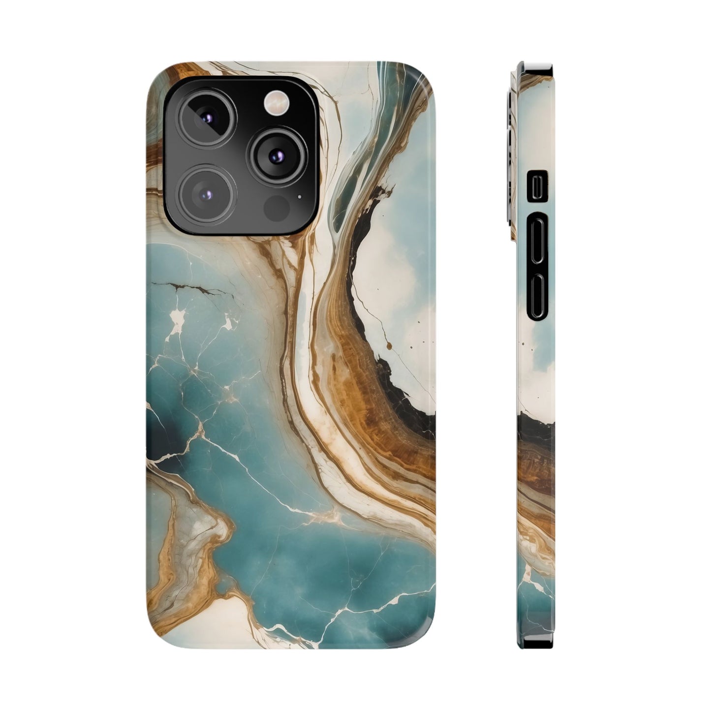 Marble Slim Phone Case, Stylish Protective Cover