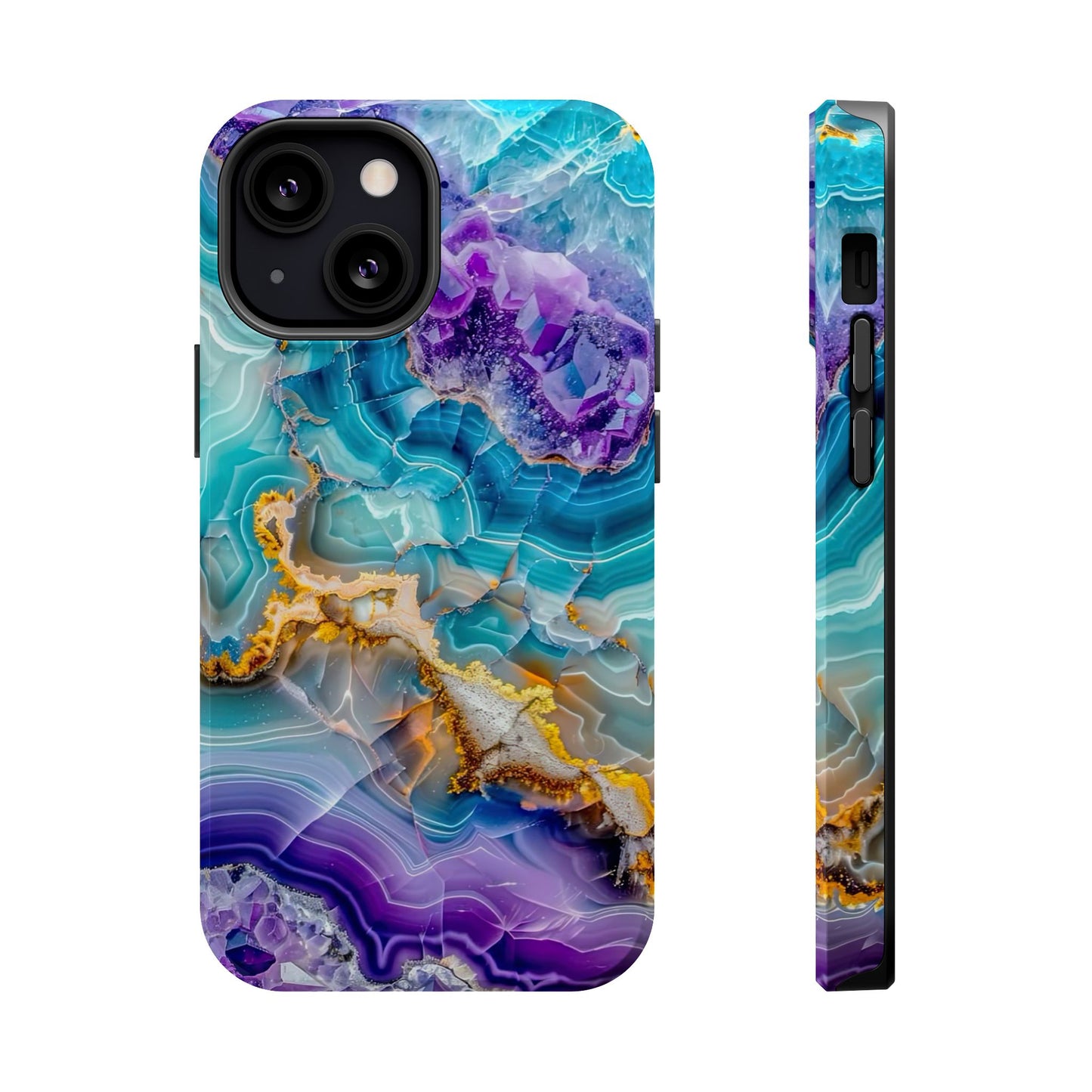 Blue Agate Magnetic Phone Case