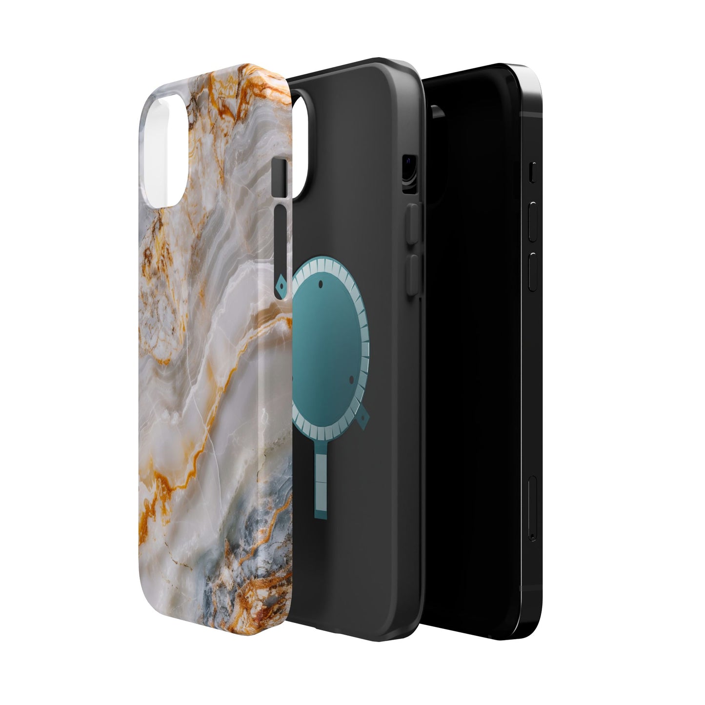 Pure Elegance Marble Magnetic iPhone Case, Stylish & Trendy Accessories