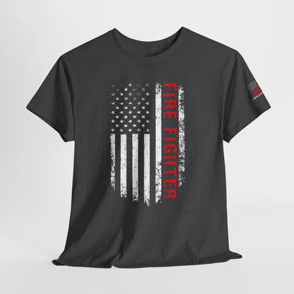 Firefighter Red Line T-shirt