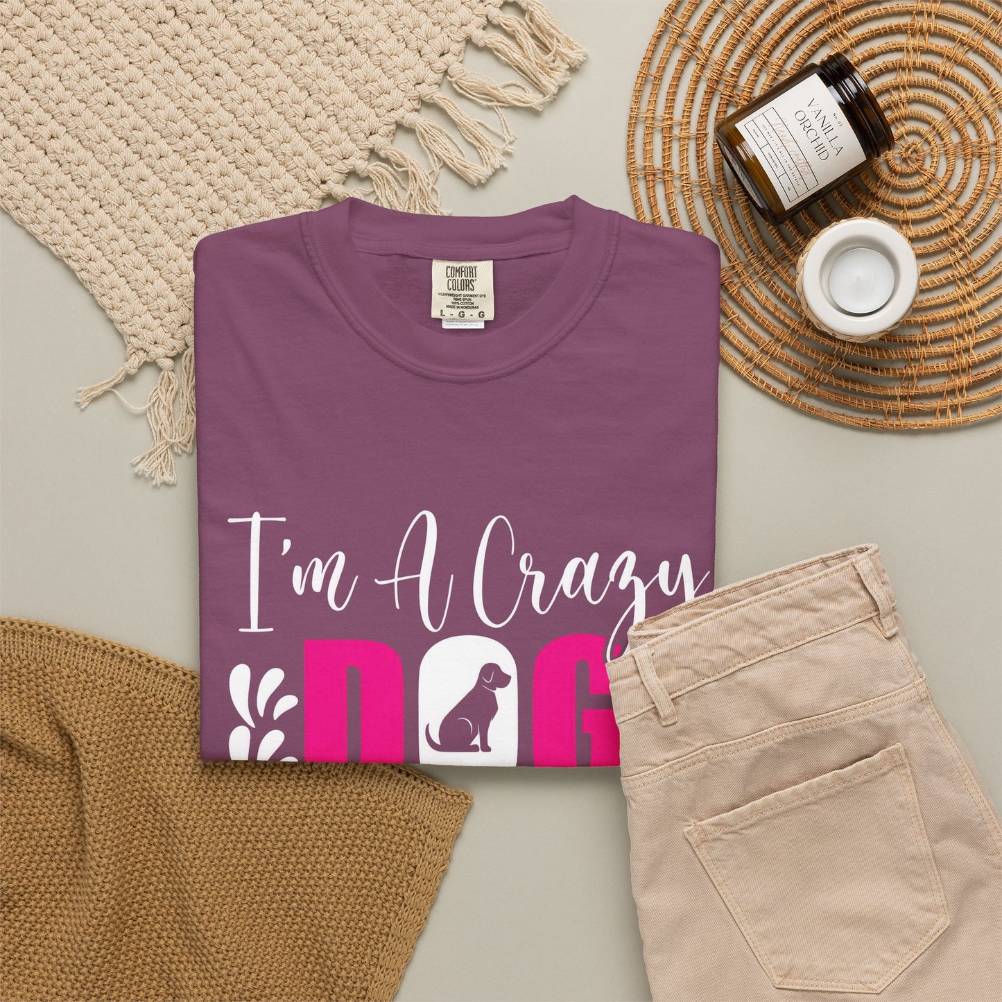 Crazy Dog Mom Unisex T-Shirt - Perfect Gift for Dog Lovers