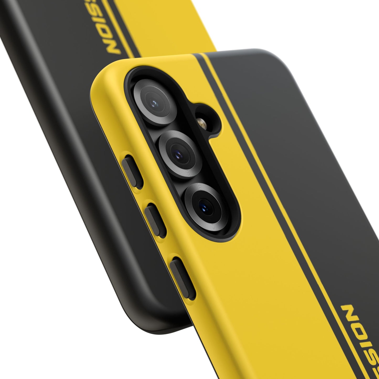 Drive Passion Tough Case – Bold Yellow & Black Design