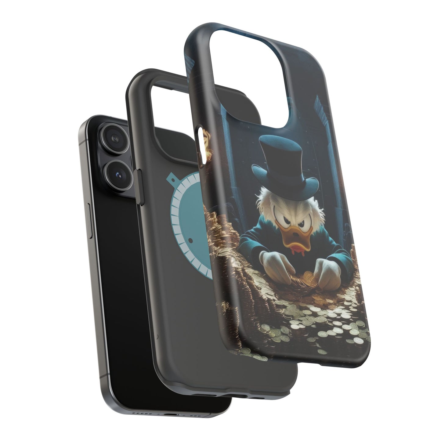 Magnetic Phone Case - Scrooge McDuck Design